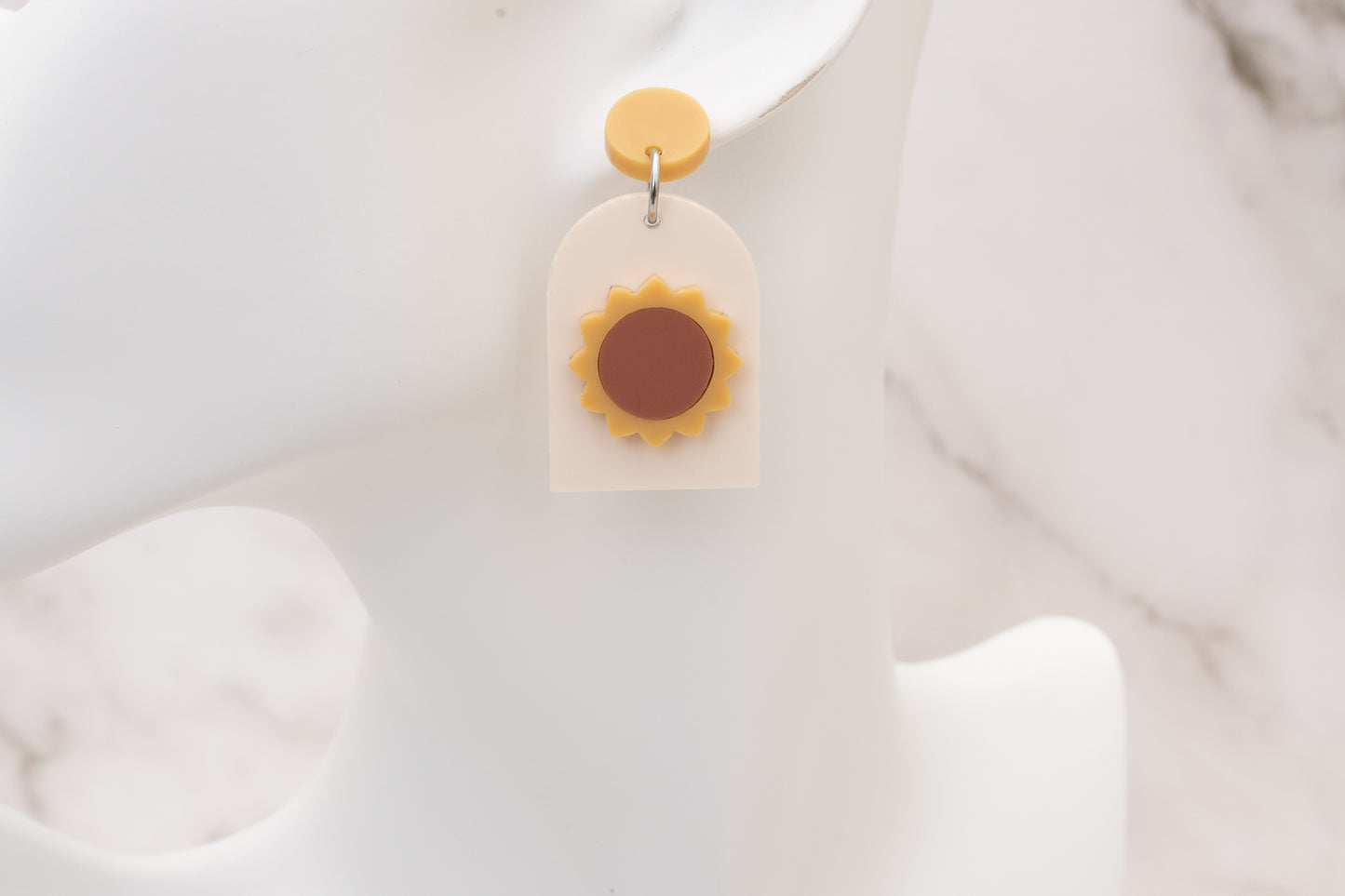 Sunflower Arch Acrylic Pendant