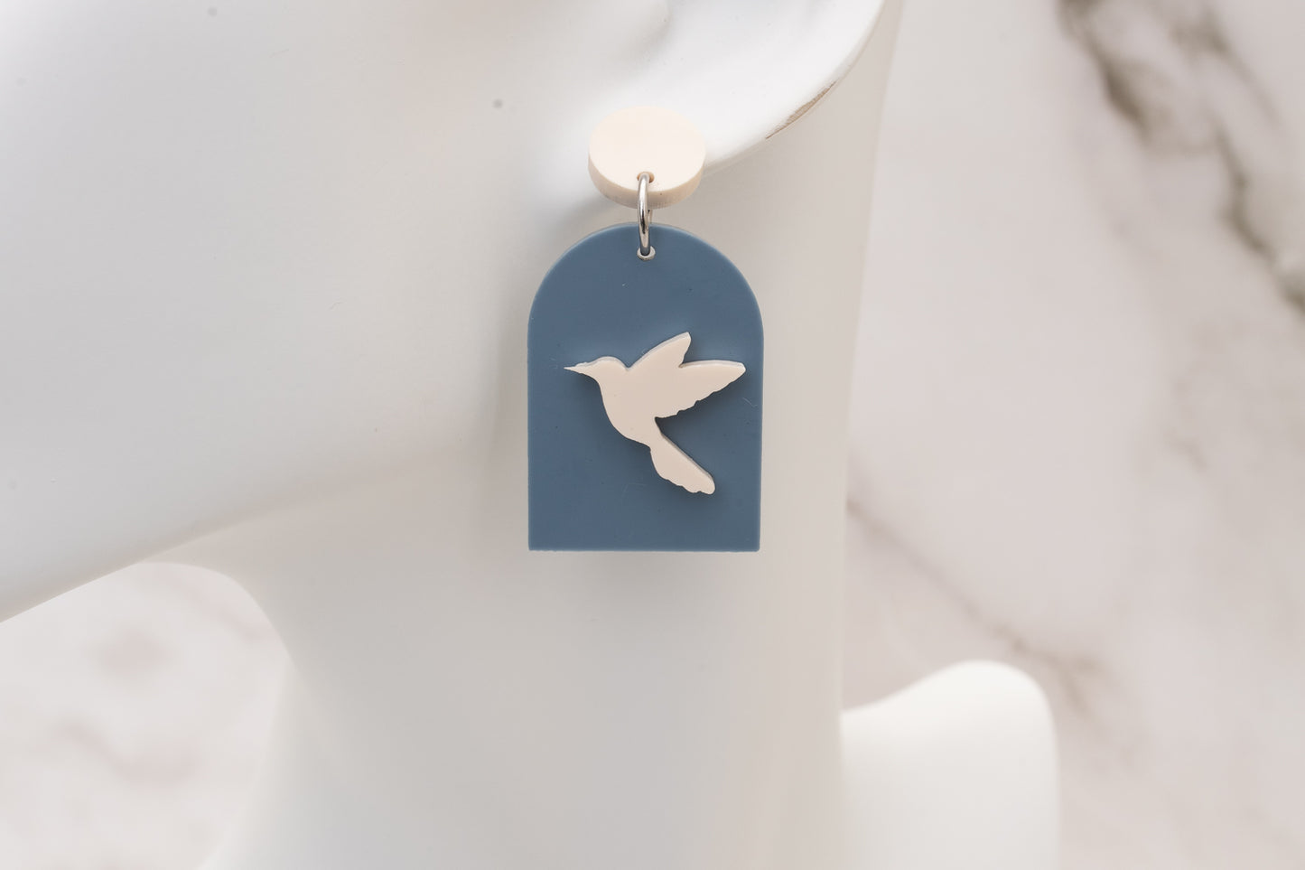 Hummingbird Arch Acrylic Pendant