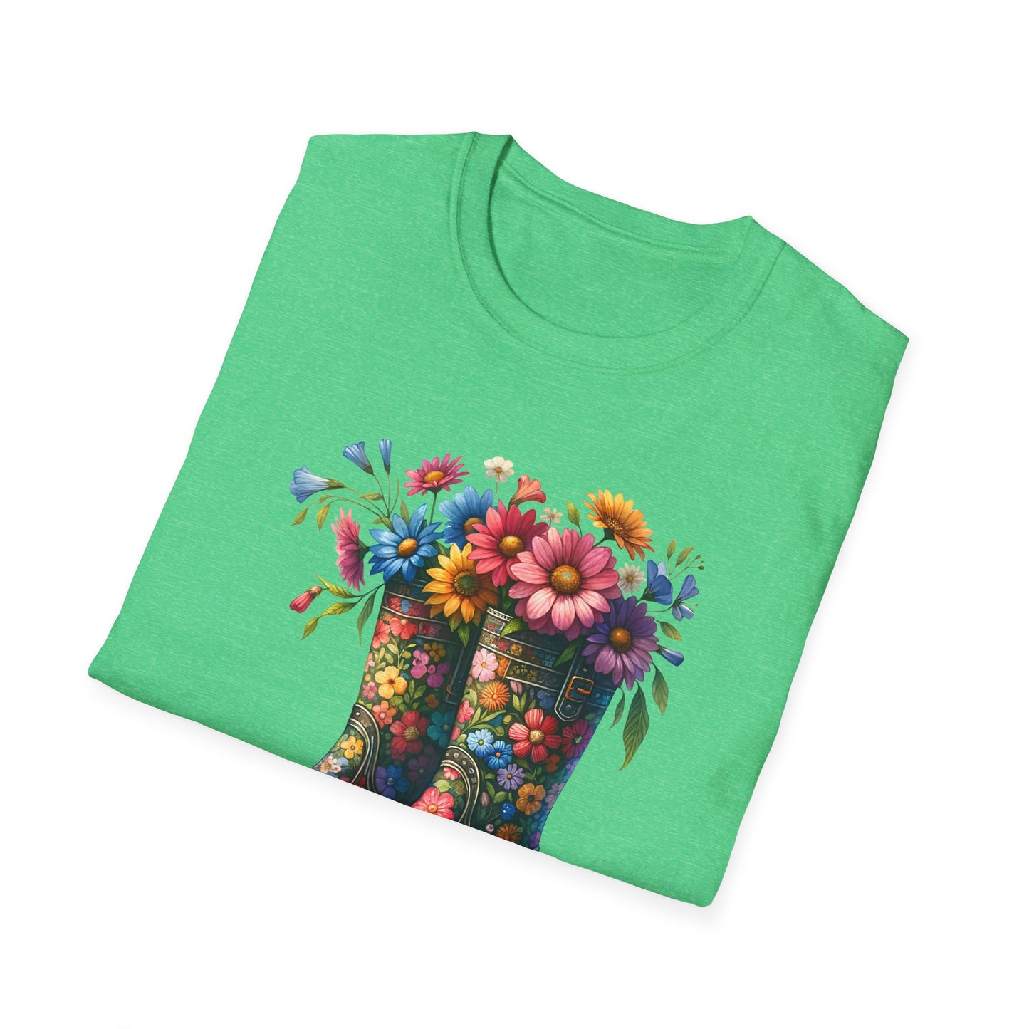 Boots & Flowers Unisex Softstyle T-Shirt