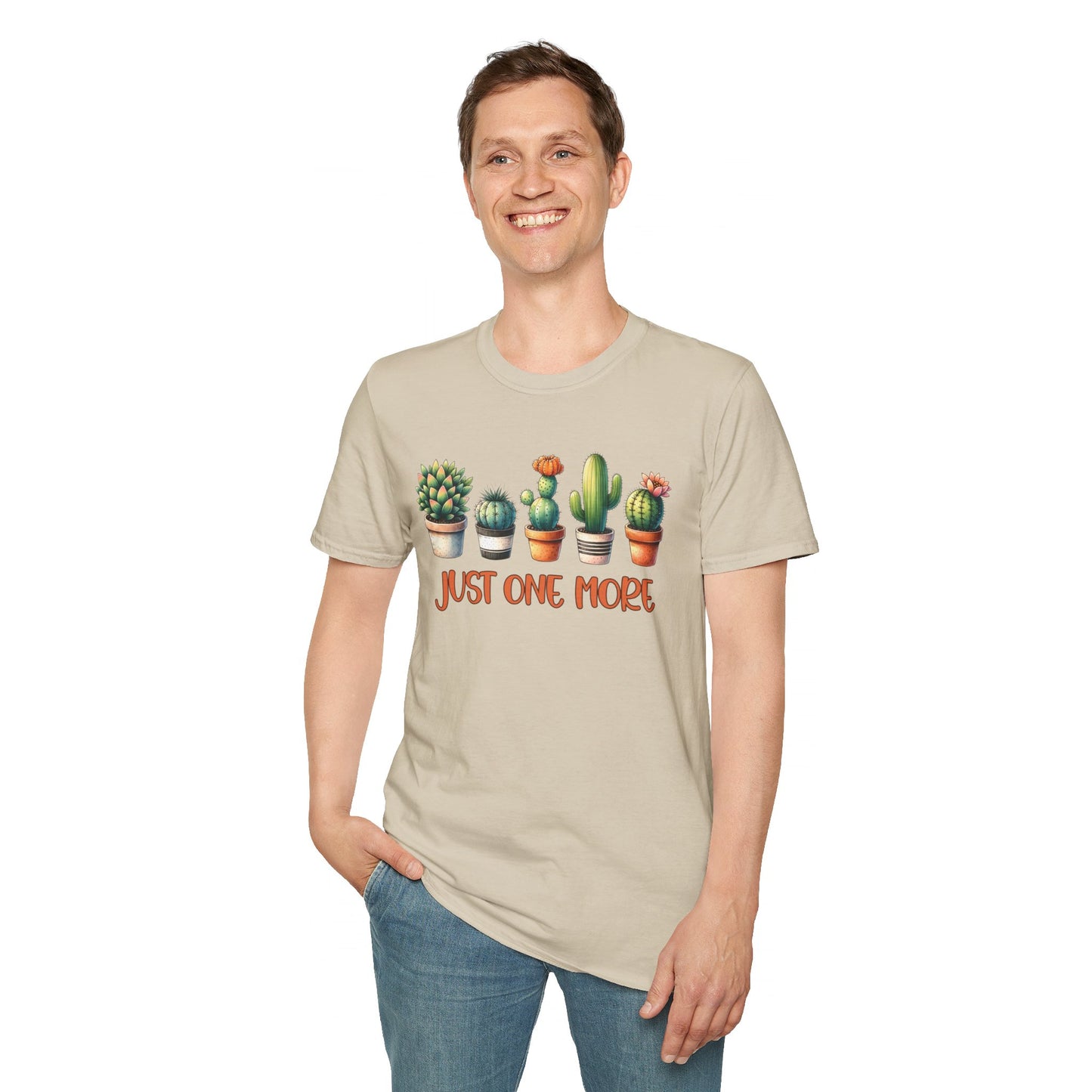 Just One More Cactus Unisex Softstyle T-Shirt