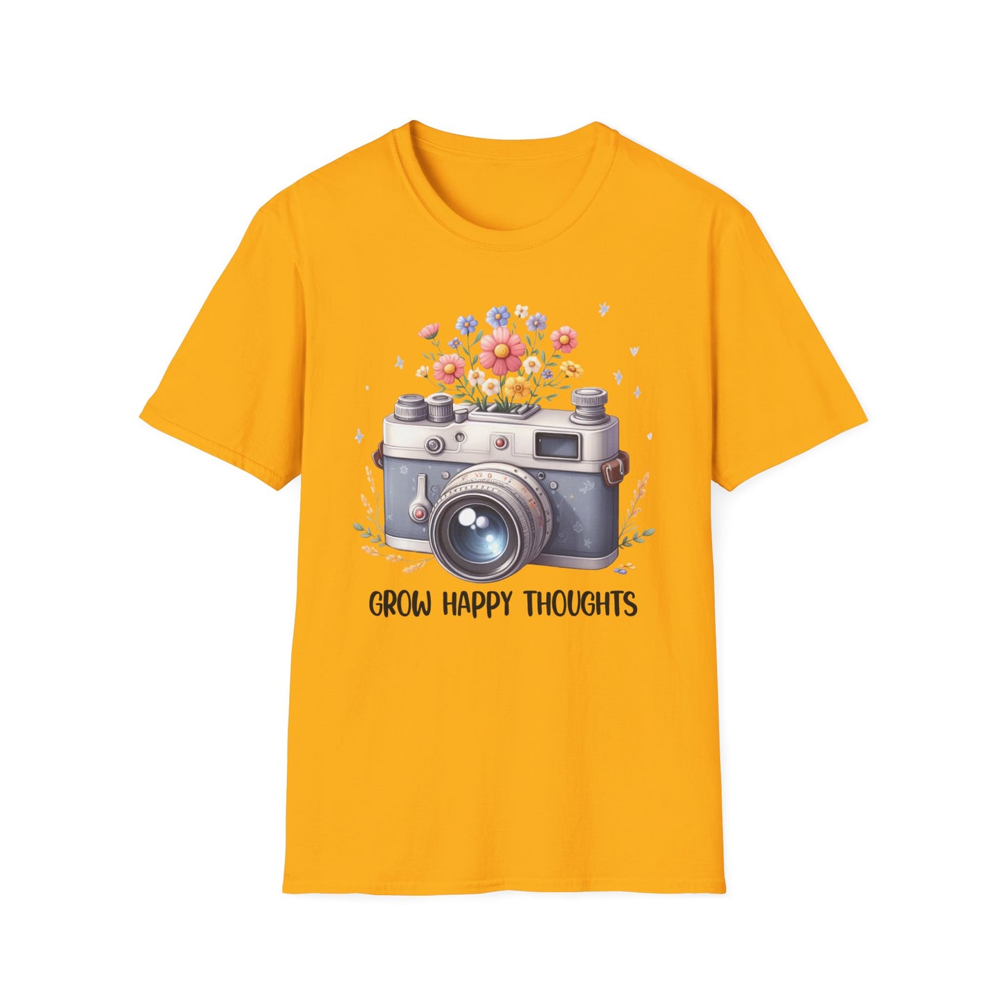 Grow Happy Thoughts Unisex Softstyle T-Shirt