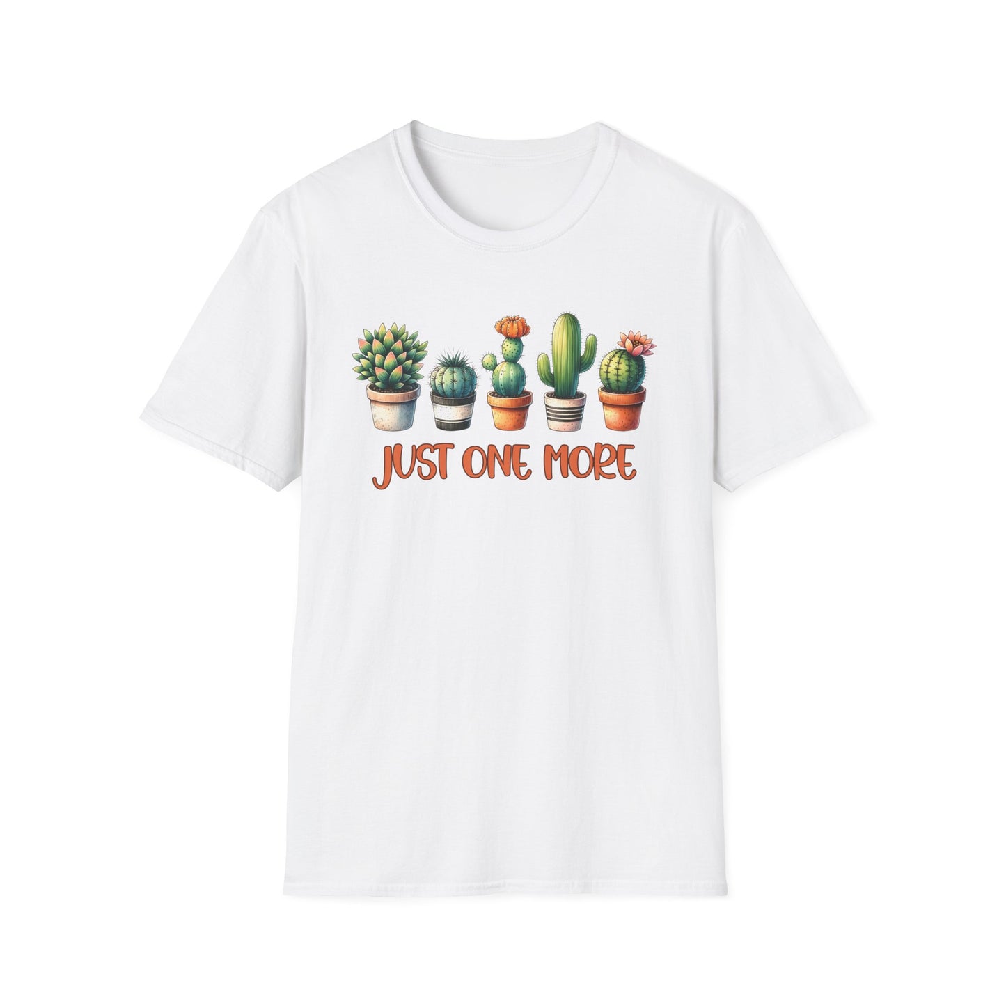 Just One More Cactus Unisex Softstyle T-Shirt