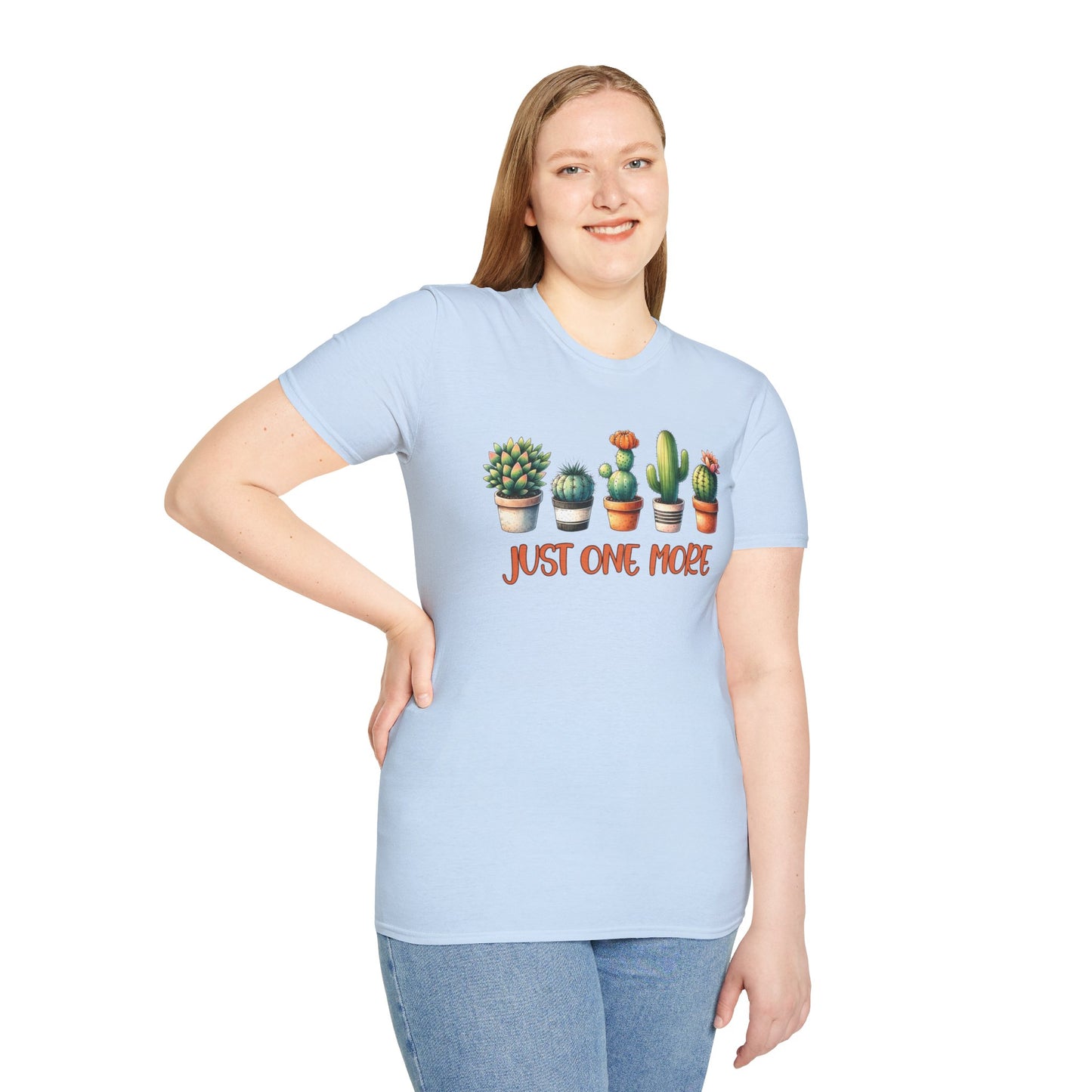 Just One More Cactus Unisex Softstyle T-Shirt