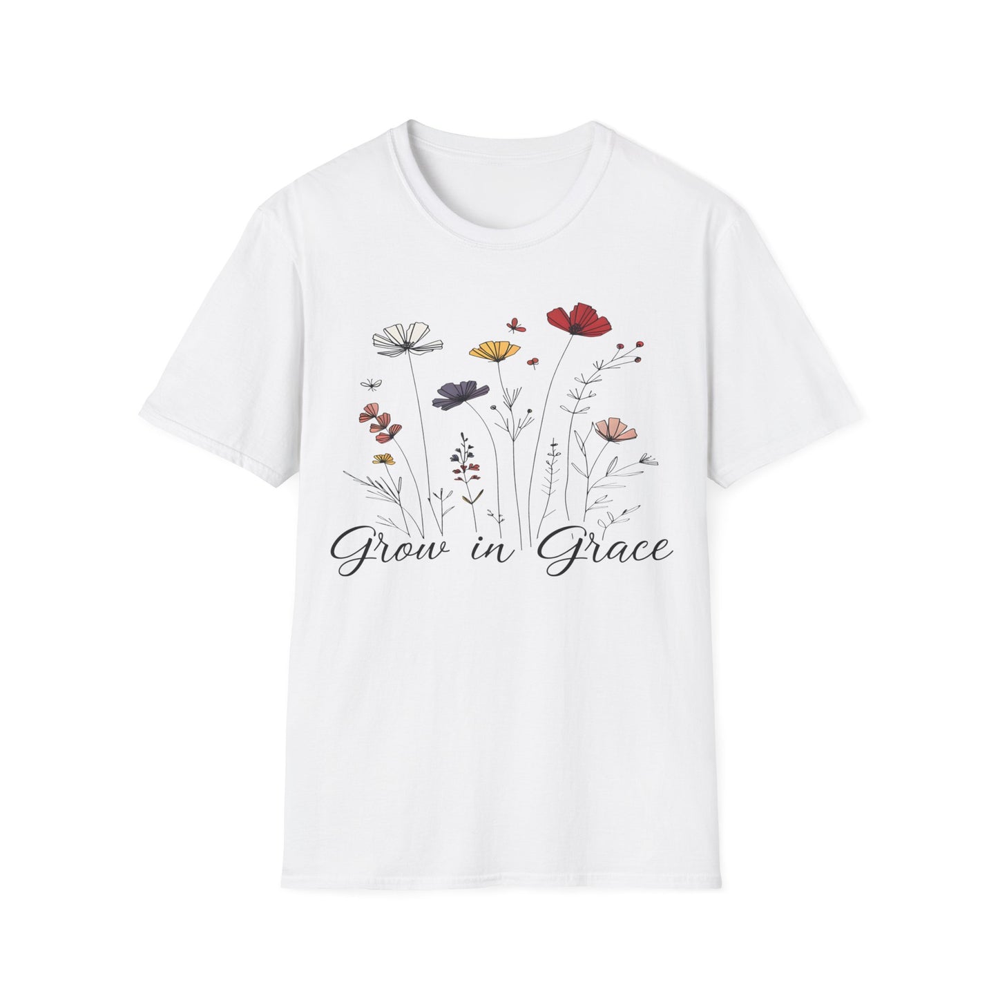 Grow In Grace Unisex Softstyle T-Shirt