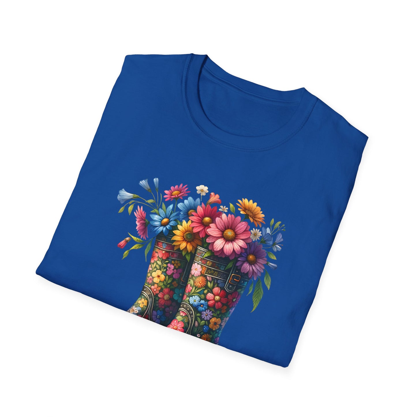 Boots & Flowers Unisex Softstyle T-Shirt