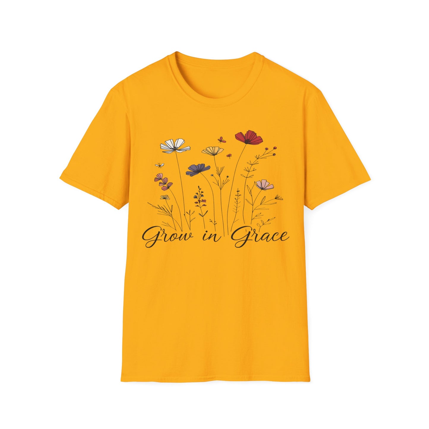 Grow In Grace Unisex Softstyle T-Shirt