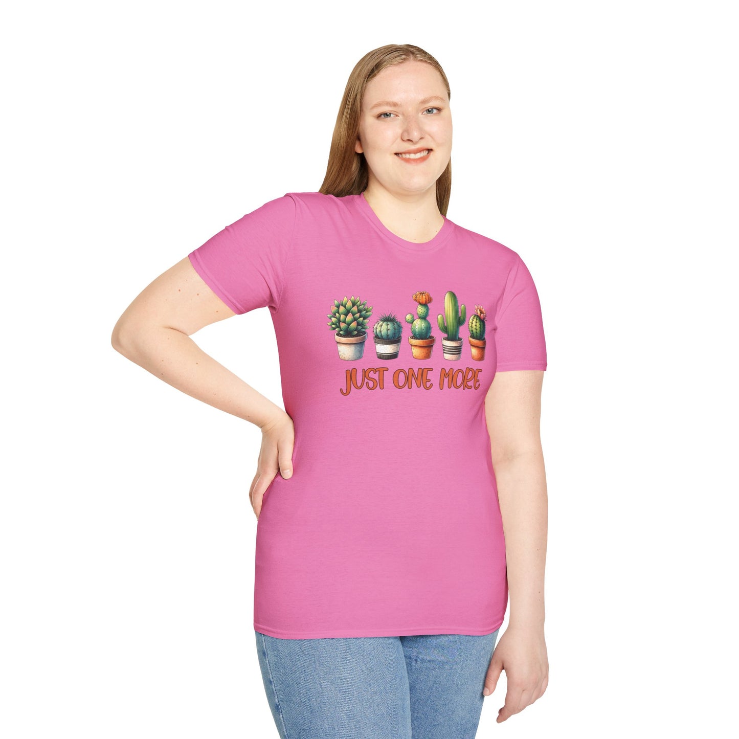 Just One More Cactus Unisex Softstyle T-Shirt