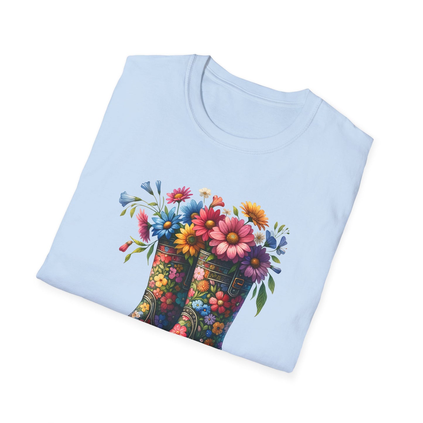 Boots & Flowers Unisex Softstyle T-Shirt