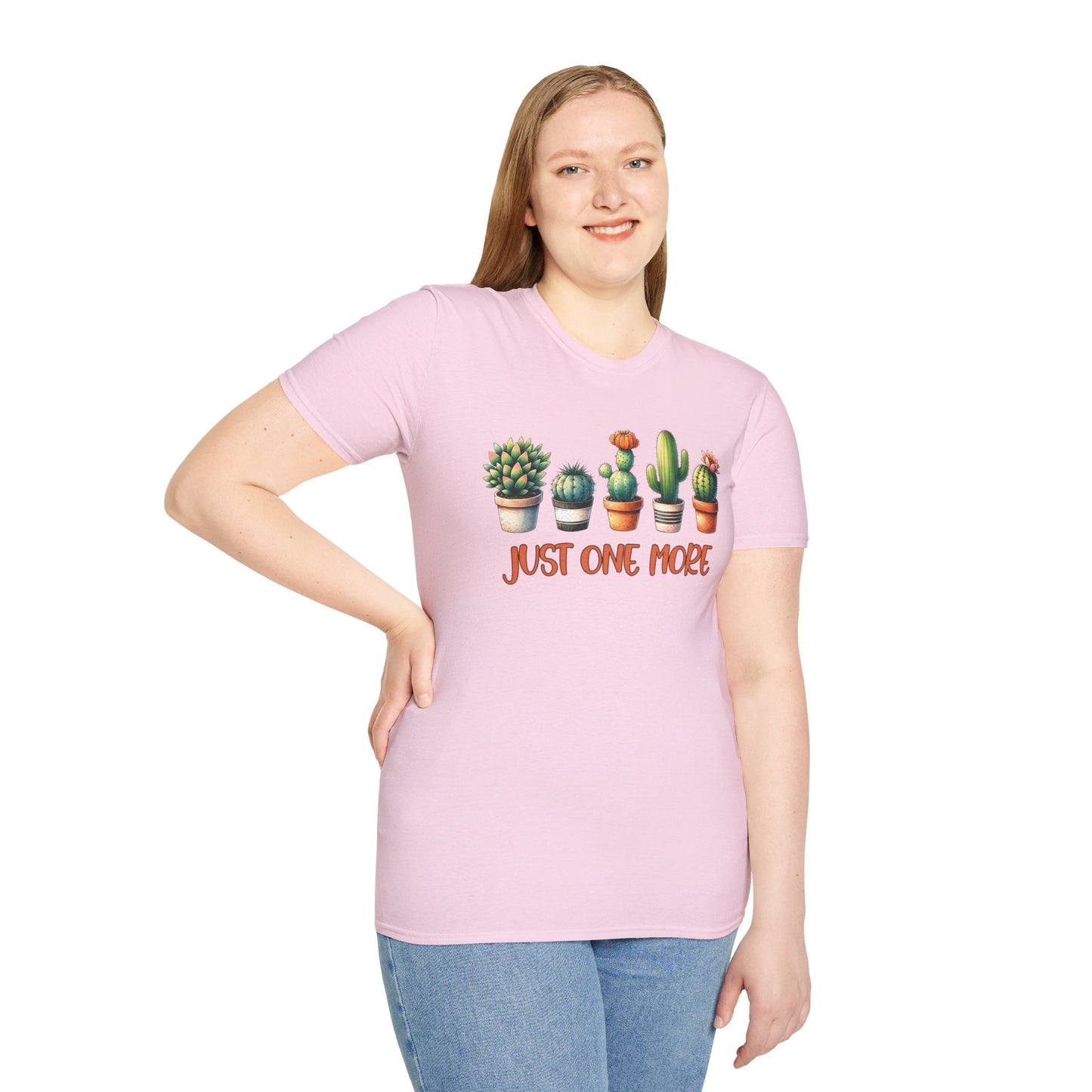 Just One More Cactus Unisex Softstyle T-Shirt