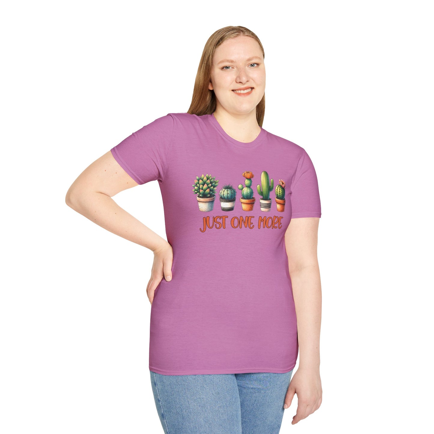 Just One More Cactus Unisex Softstyle T-Shirt