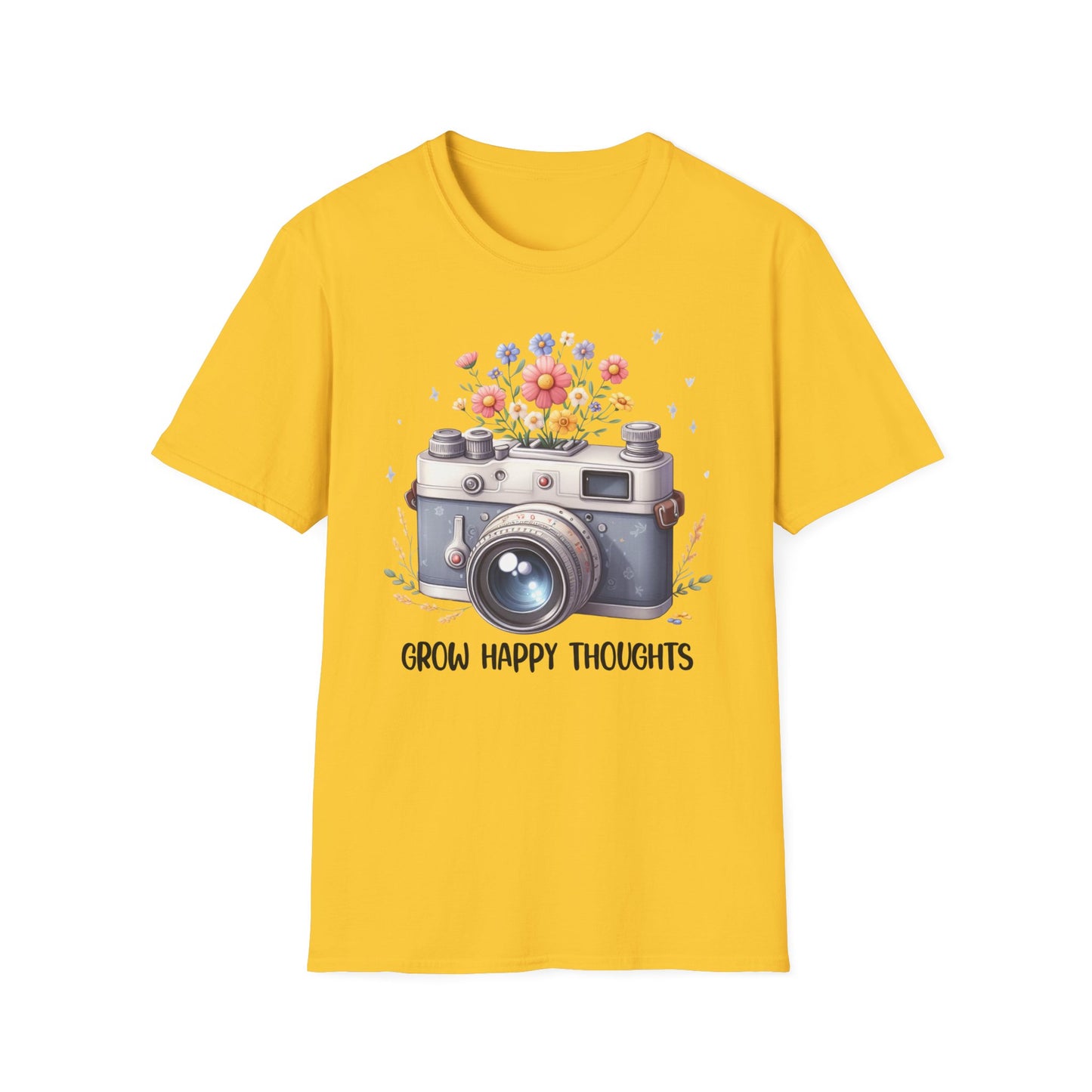 Grow Happy Thoughts Unisex Softstyle T-Shirt