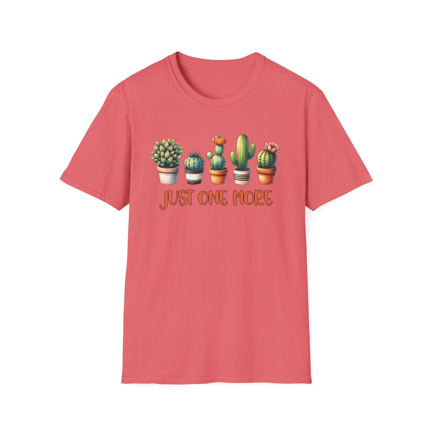 Just One More Cactus Unisex Softstyle T-Shirt