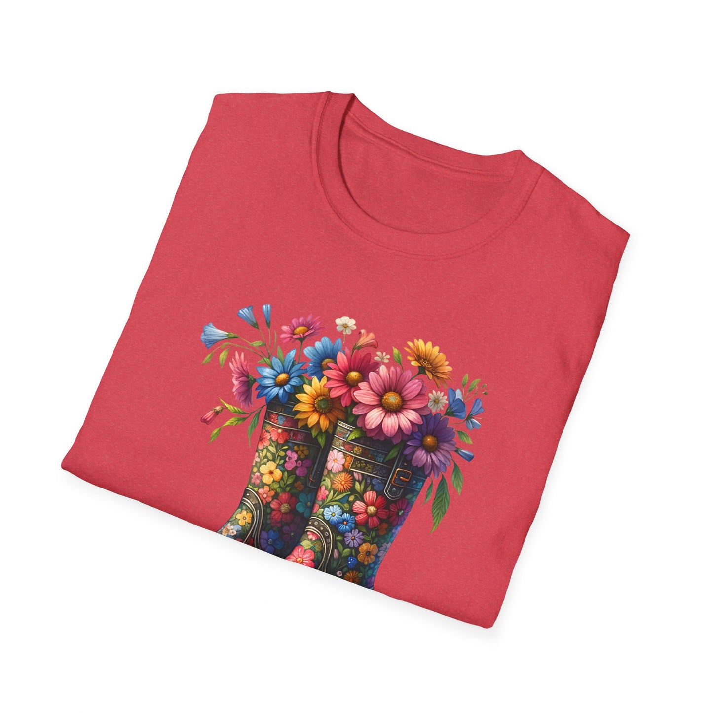 Boots & Flowers Unisex Softstyle T-Shirt