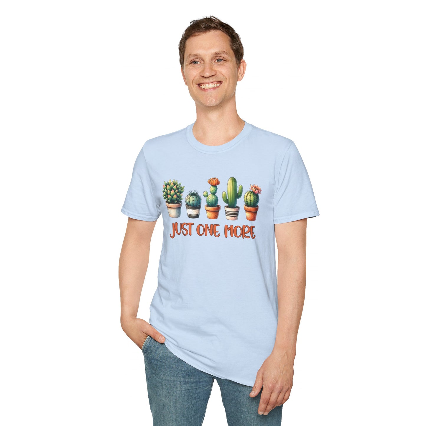 Just One More Cactus Unisex Softstyle T-Shirt