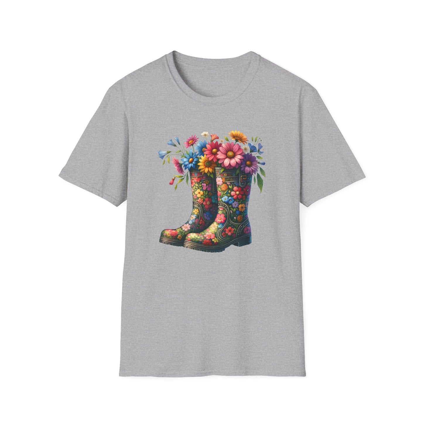 Boots & Flowers Unisex Softstyle T-Shirt