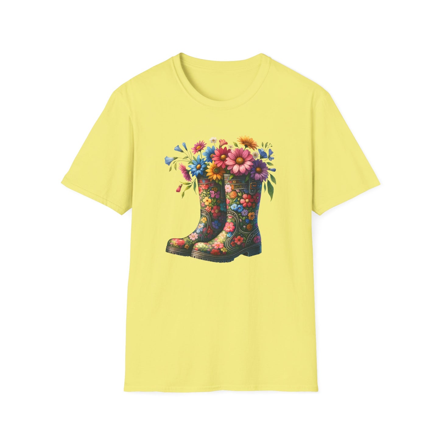 Boots & Flowers Unisex Softstyle T-Shirt