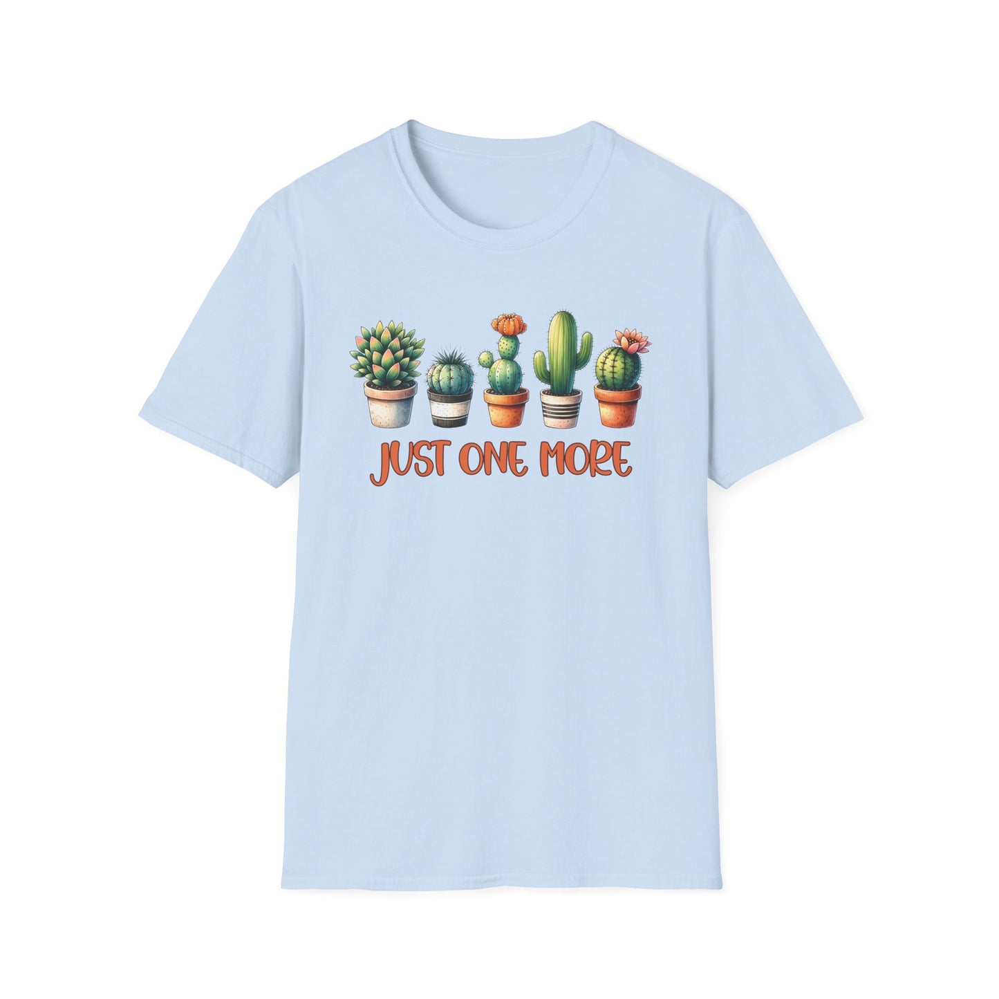 Just One More Cactus Unisex Softstyle T-Shirt