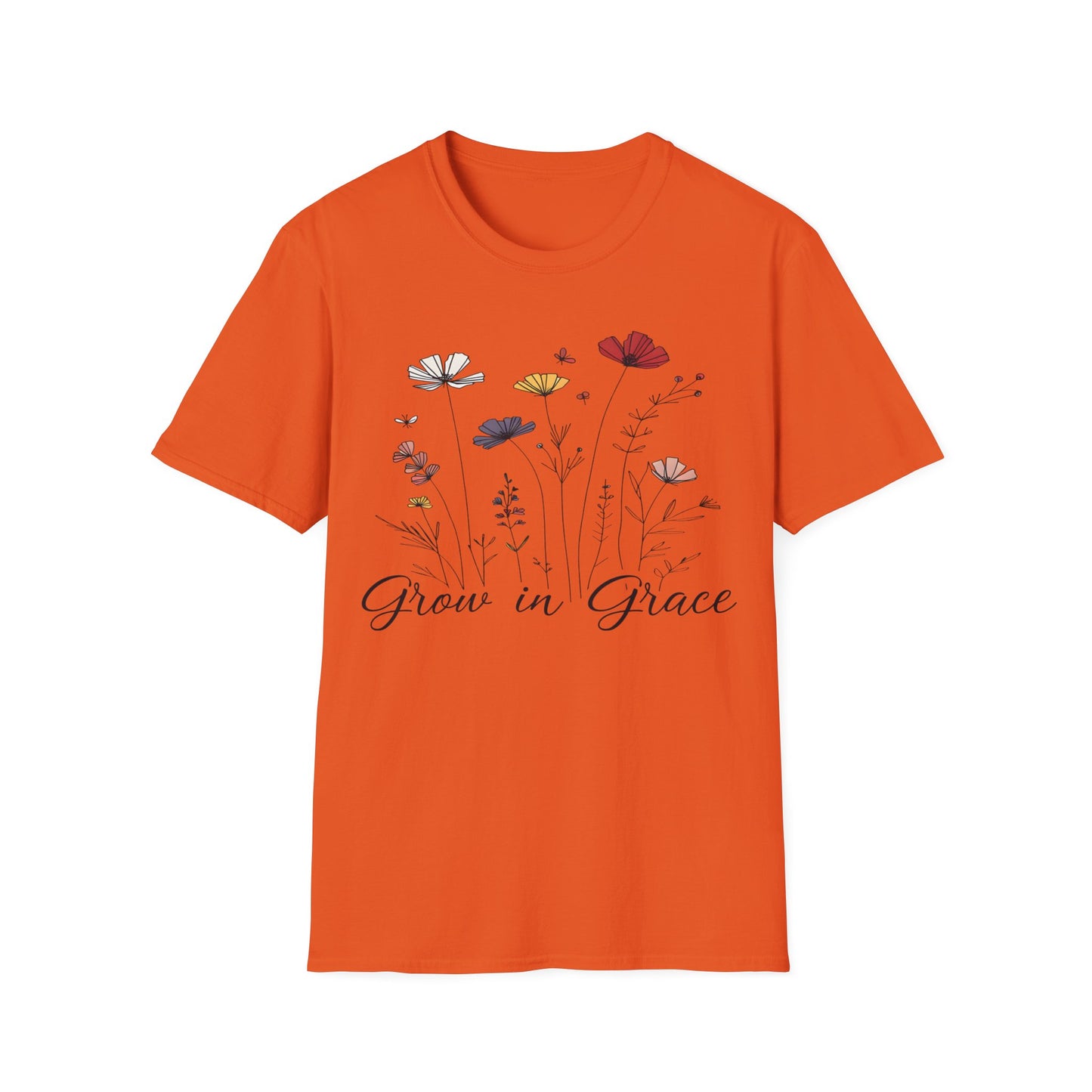 Grow In Grace Unisex Softstyle T-Shirt