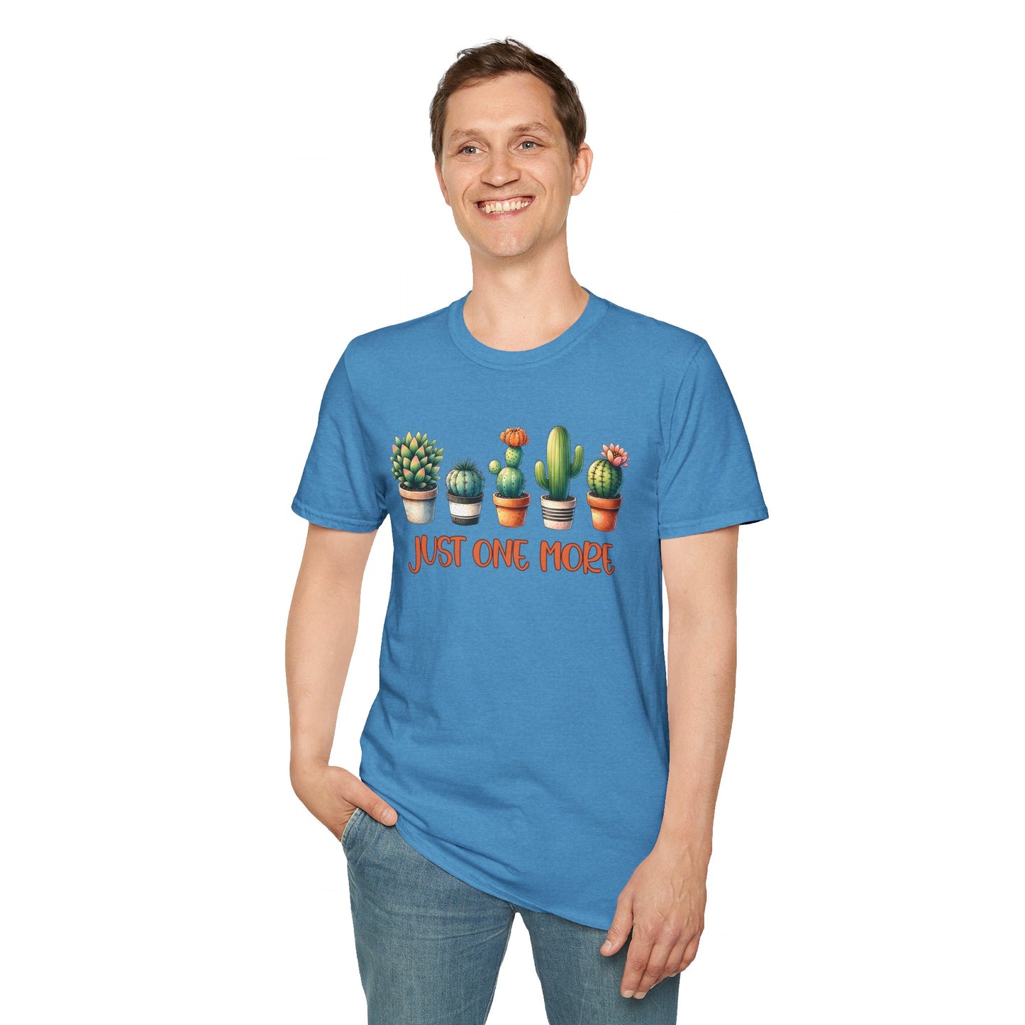 Just One More Cactus Unisex Softstyle T-Shirt