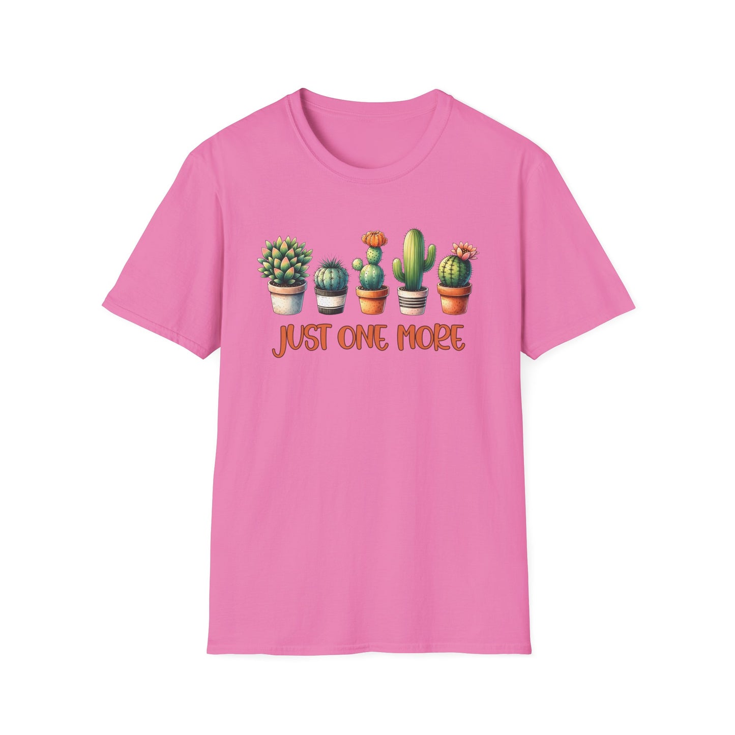 Just One More Cactus Unisex Softstyle T-Shirt