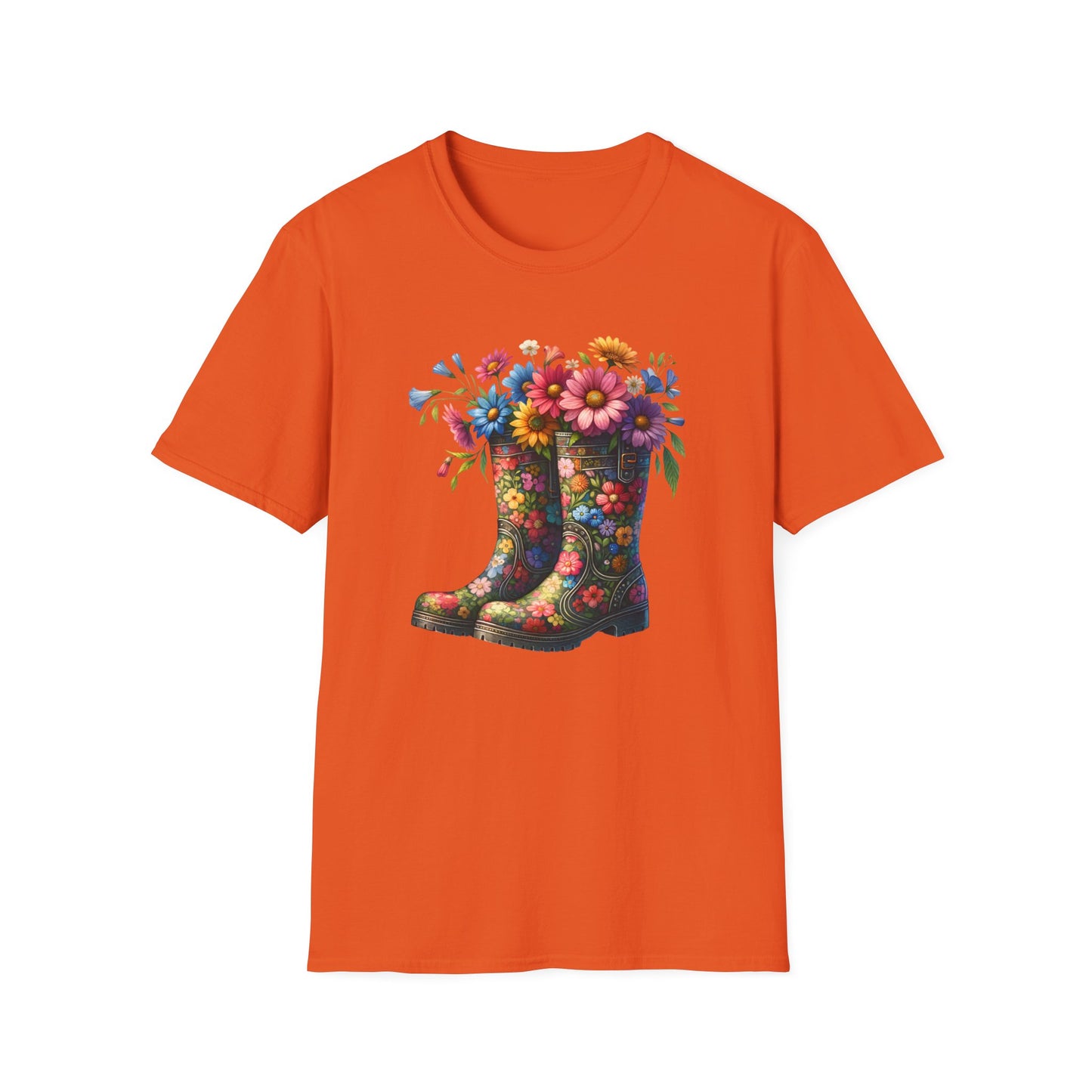 Boots & Flowers Unisex Softstyle T-Shirt