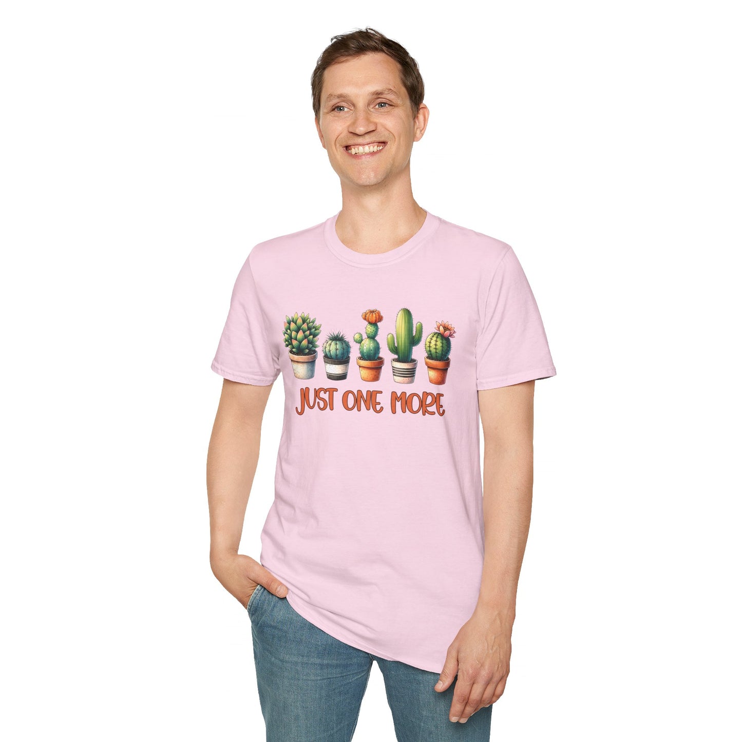 Just One More Cactus Unisex Softstyle T-Shirt