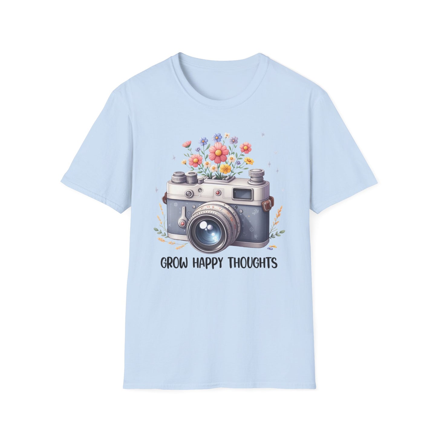 Grow Happy Thoughts Unisex Softstyle T-Shirt