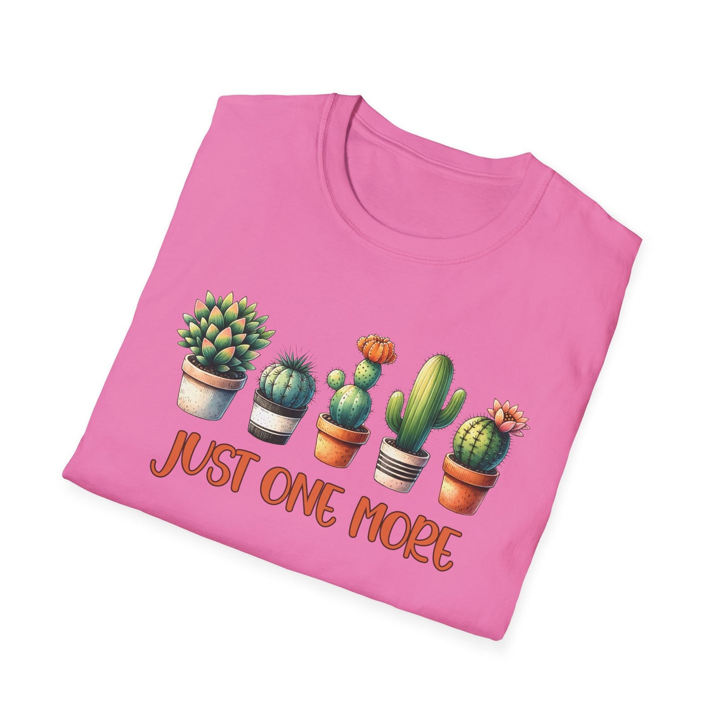 Just One More Cactus Unisex Softstyle T-Shirt