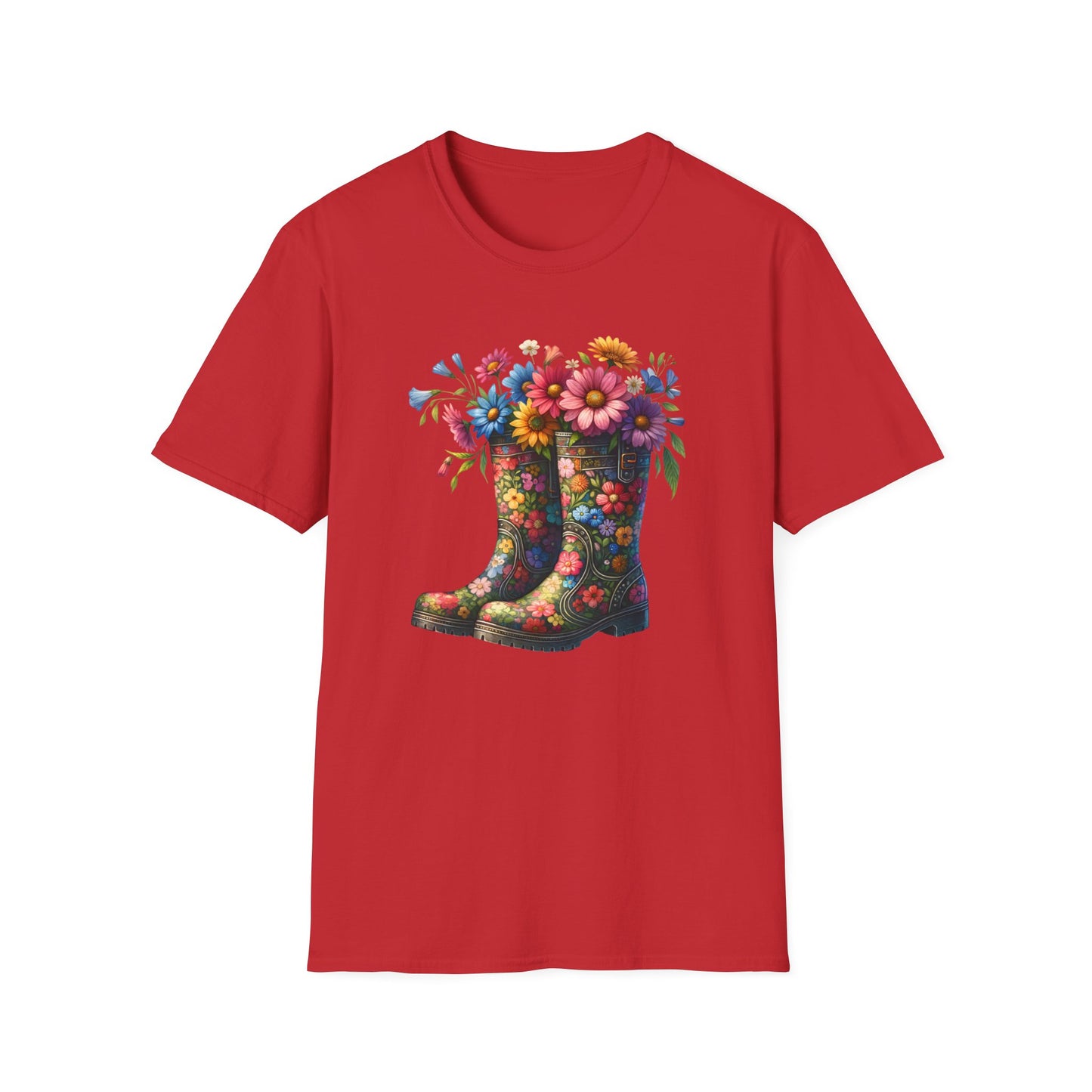 Boots & Flowers Unisex Softstyle T-Shirt