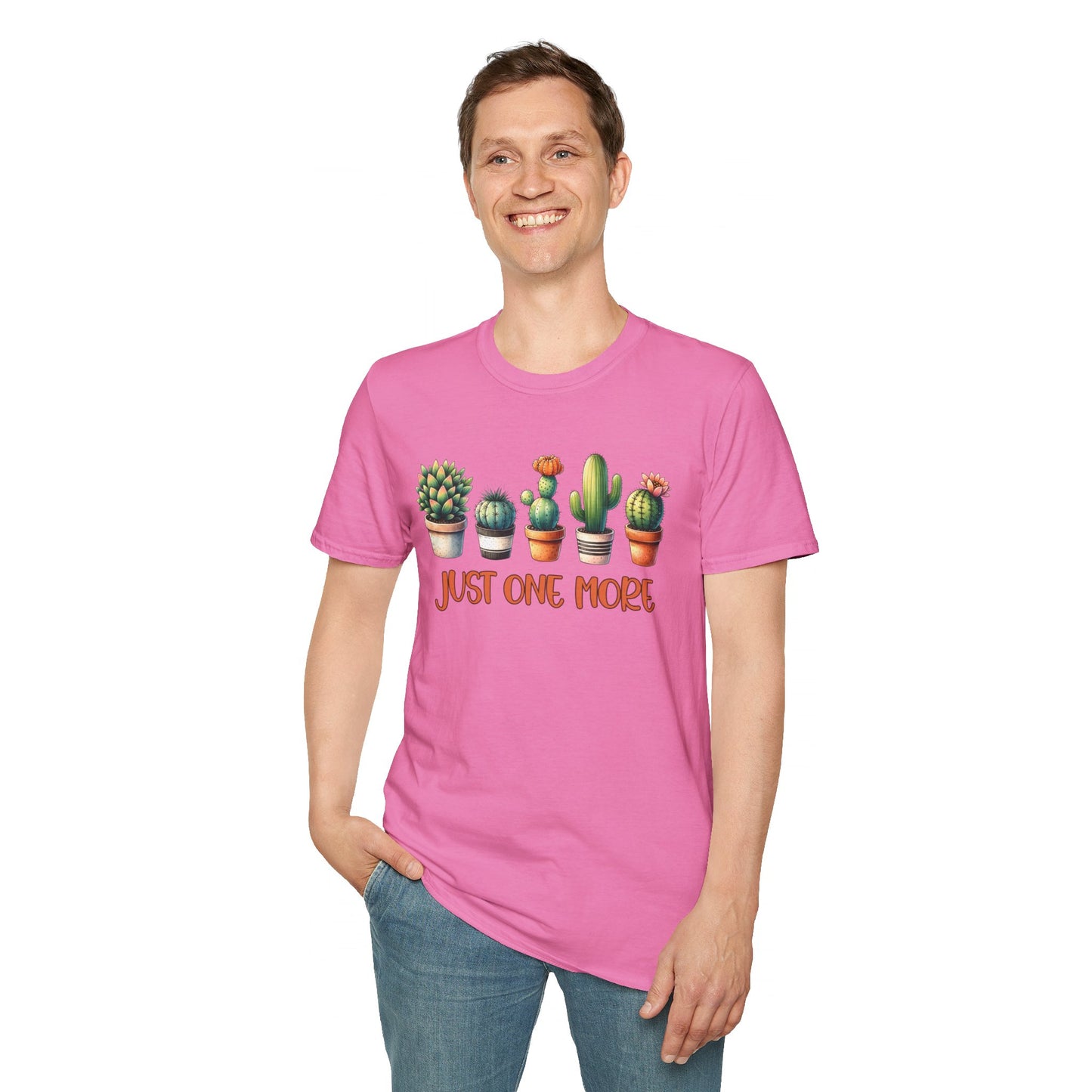 Just One More Cactus Unisex Softstyle T-Shirt