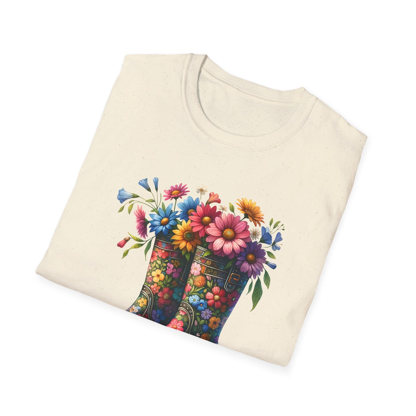 Boots & Flowers Unisex Softstyle T-Shirt