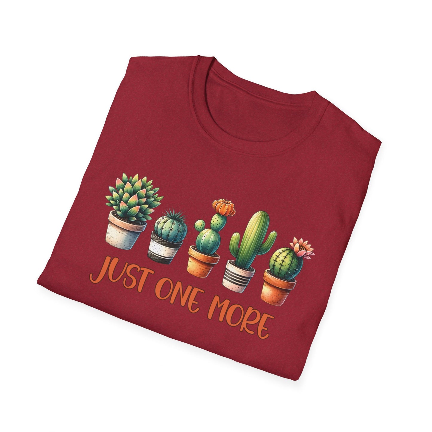 Just One More Cactus Unisex Softstyle T-Shirt