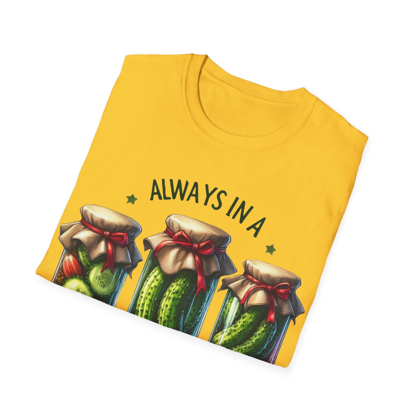 Always In A Pickle Mood Unisex Softstyle T-Shirt