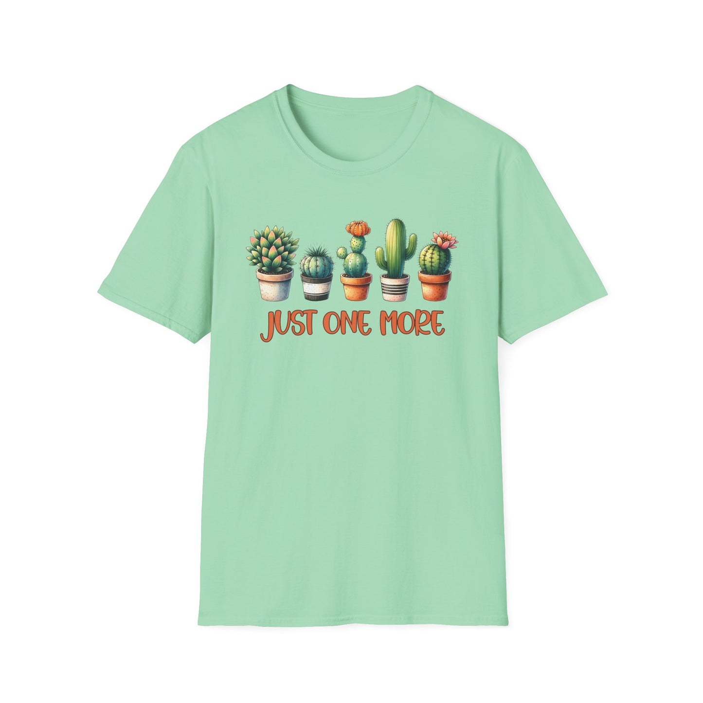 Just One More Cactus Unisex Softstyle T-Shirt