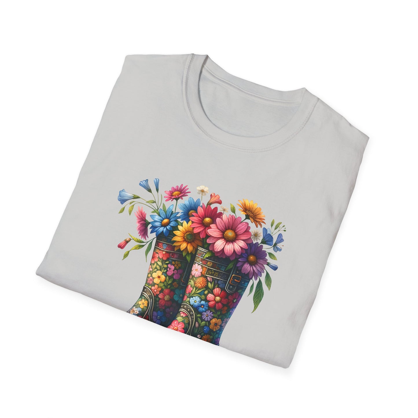 Boots & Flowers Unisex Softstyle T-Shirt