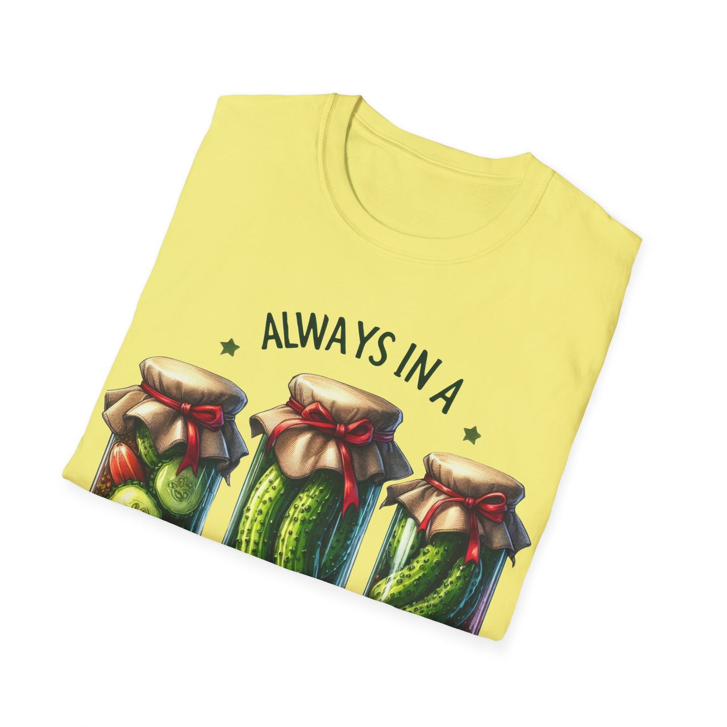 Always In A Pickle Mood Unisex Softstyle T-Shirt