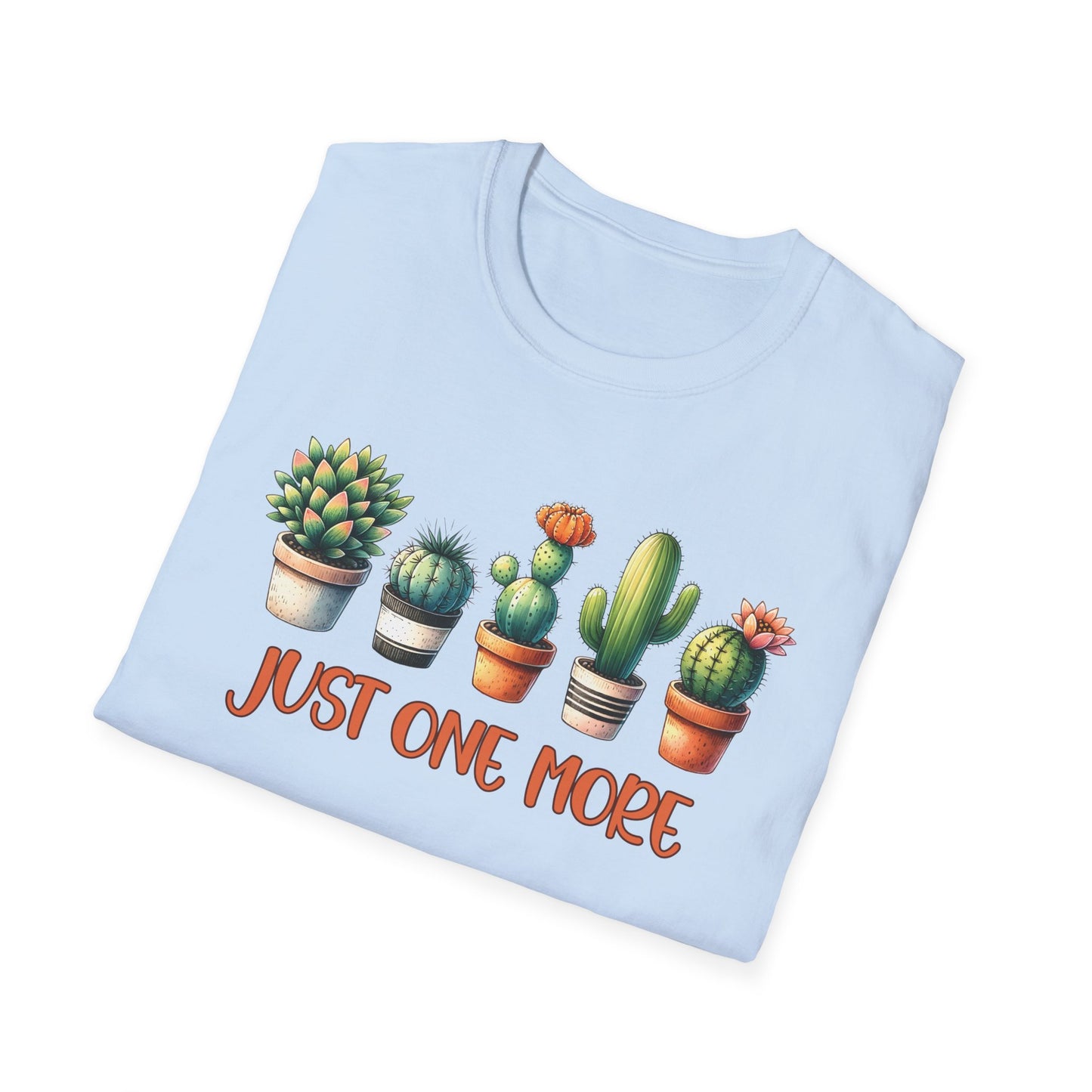 Just One More Cactus Unisex Softstyle T-Shirt