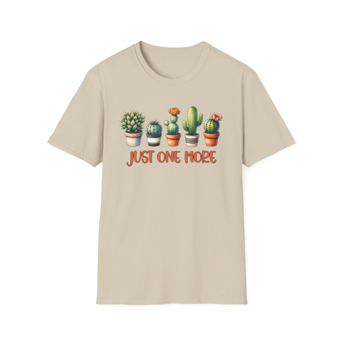 Just One More Cactus Unisex Softstyle T-Shirt