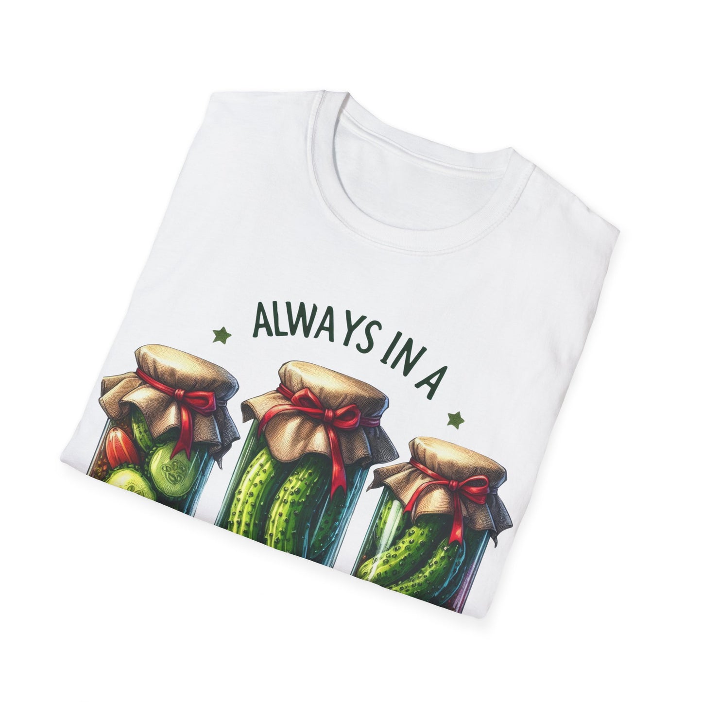 Always In A Pickle Mood Unisex Softstyle T-Shirt