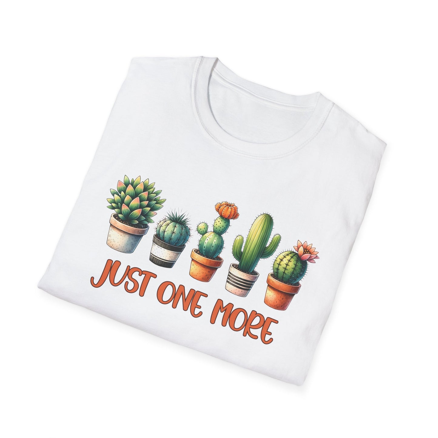 Just One More Cactus Unisex Softstyle T-Shirt