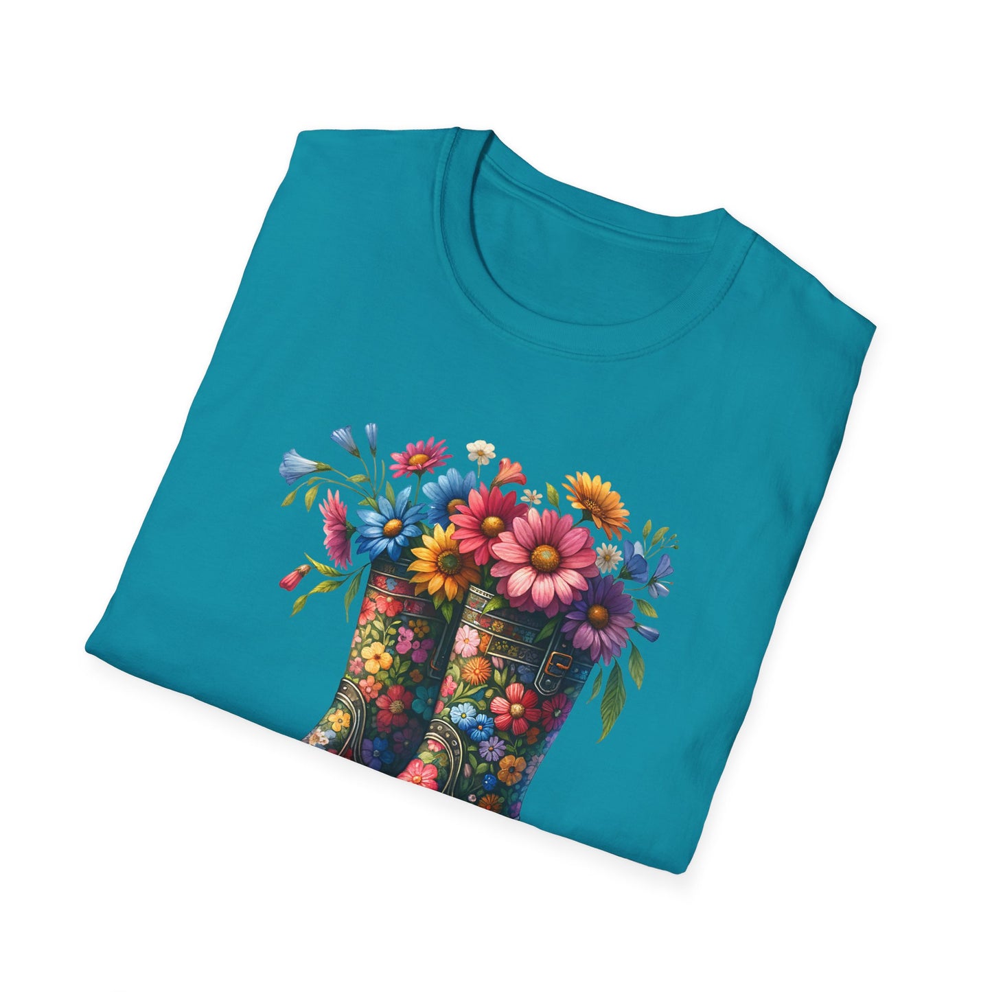 Boots & Flowers Unisex Softstyle T-Shirt