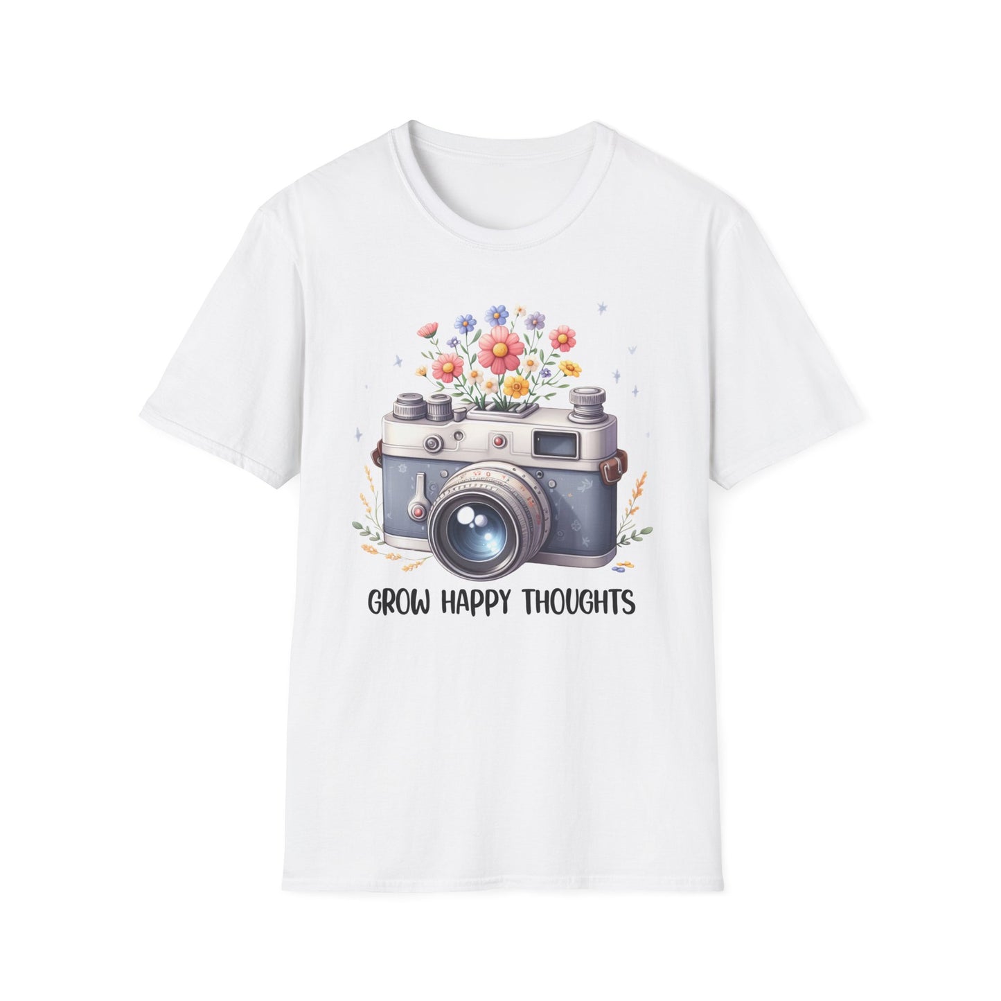 Grow Happy Thoughts Unisex Softstyle T-Shirt