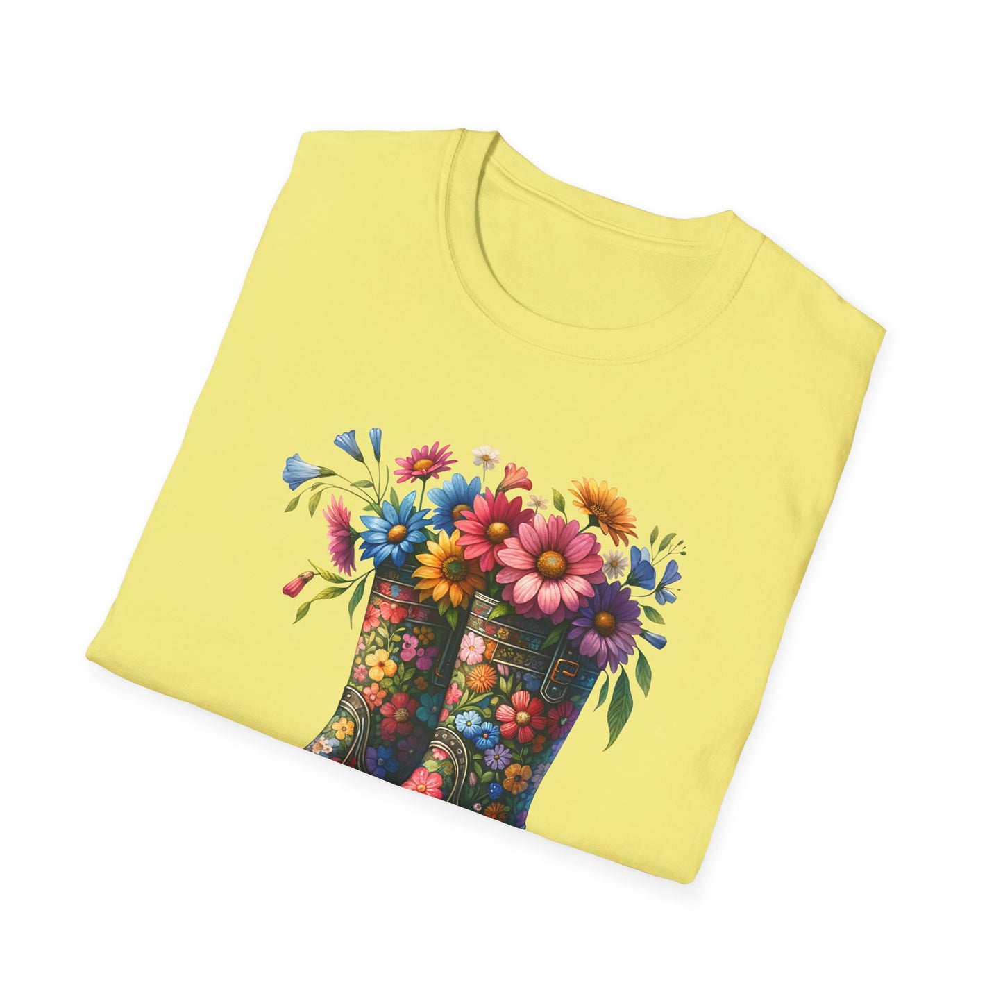 Boots & Flowers Unisex Softstyle T-Shirt