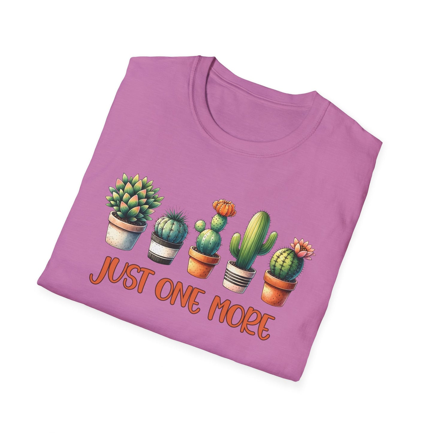 Just One More Cactus Unisex Softstyle T-Shirt