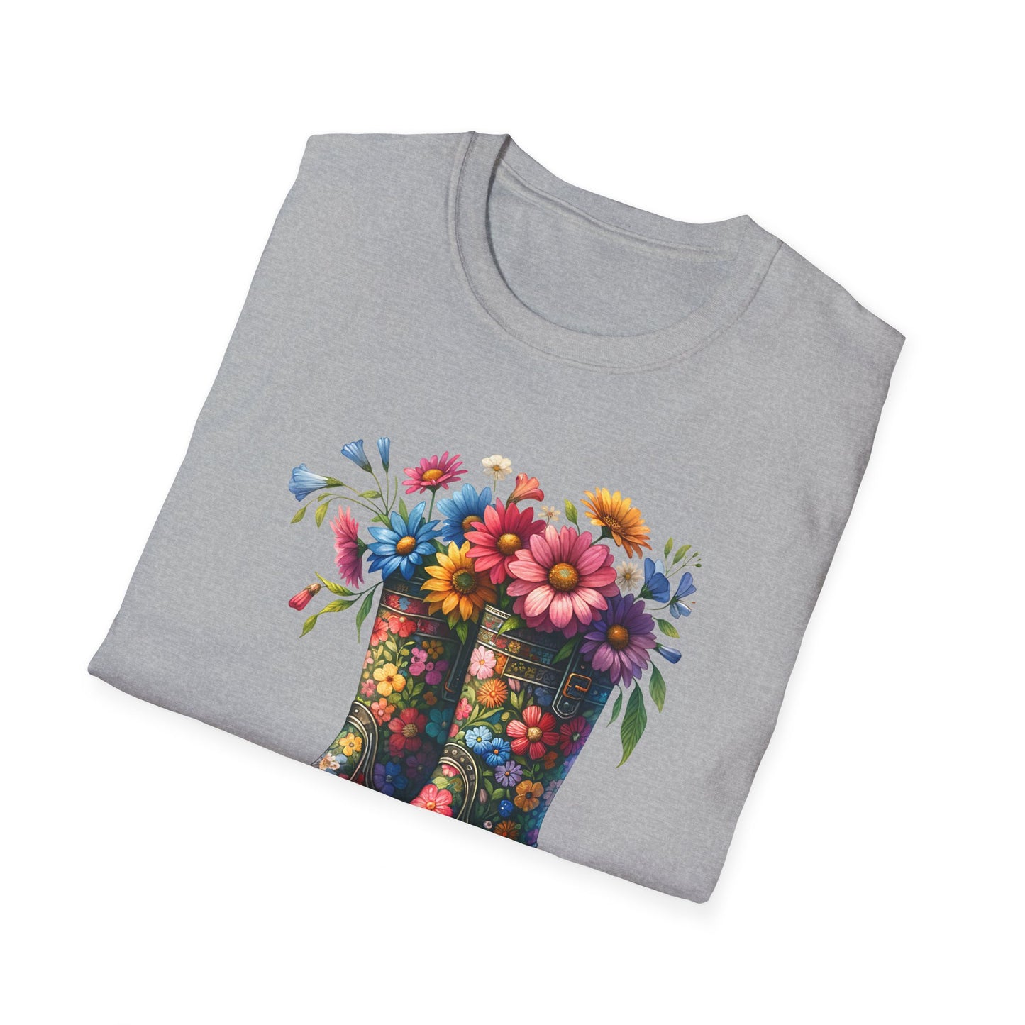 Boots & Flowers Unisex Softstyle T-Shirt