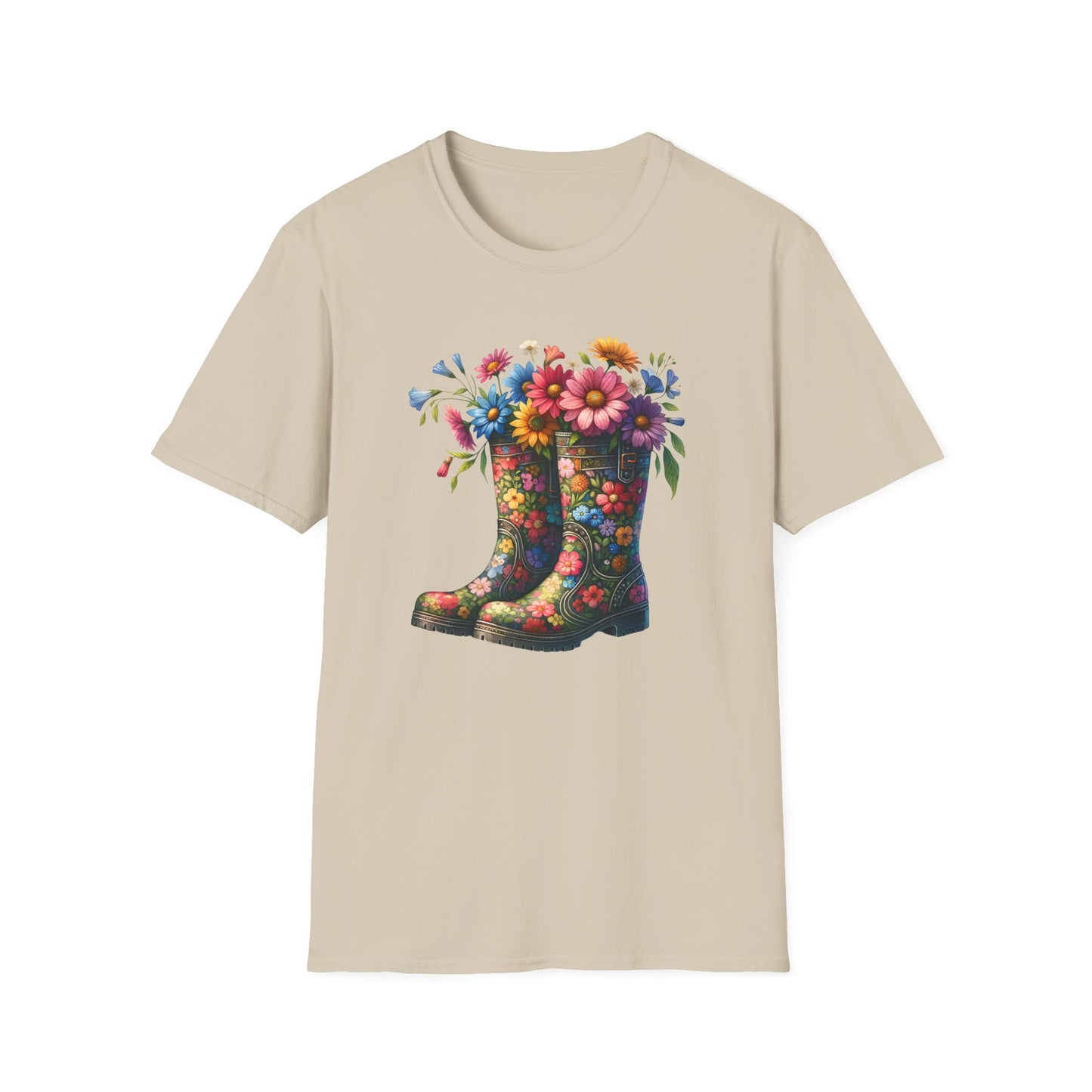 Boots & Flowers Unisex Softstyle T-Shirt