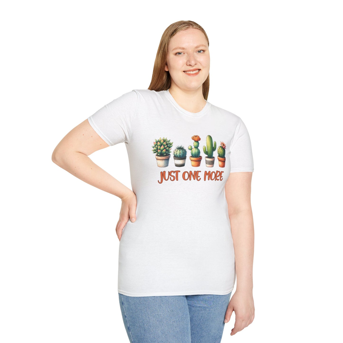 Just One More Cactus Unisex Softstyle T-Shirt