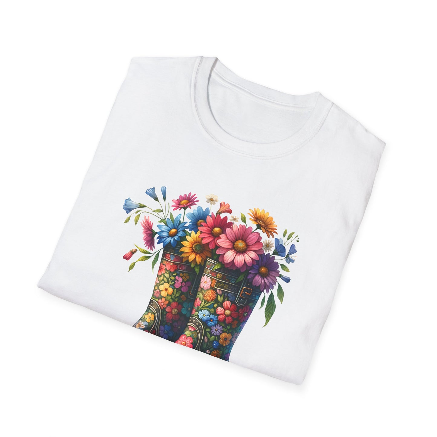 Boots & Flowers Unisex Softstyle T-Shirt