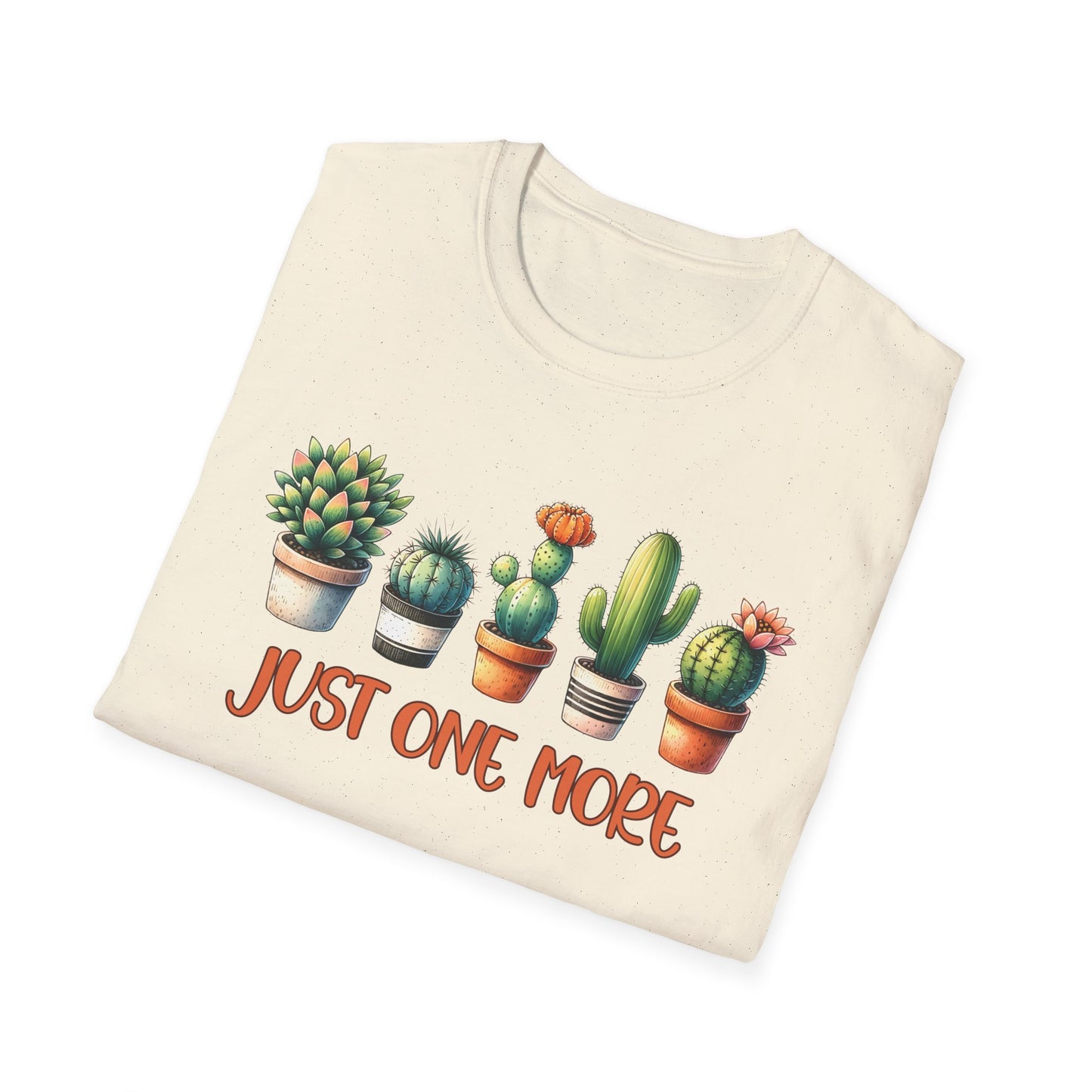 Just One More Cactus Unisex Softstyle T-Shirt