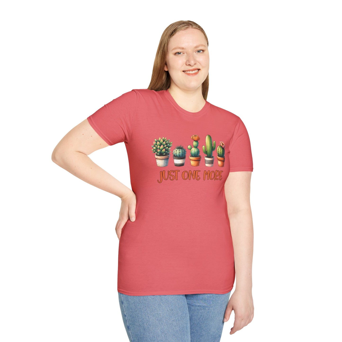 Just One More Cactus Unisex Softstyle T-Shirt